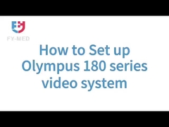 Hoe installeer ik Olympus 180 serie videosysteem